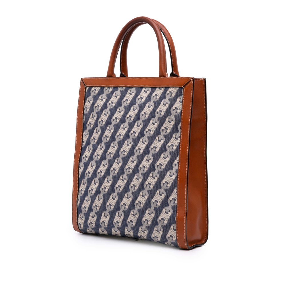 Pre-Loved Celine Small Triomphe Canvas Maillon Ve… - image 2